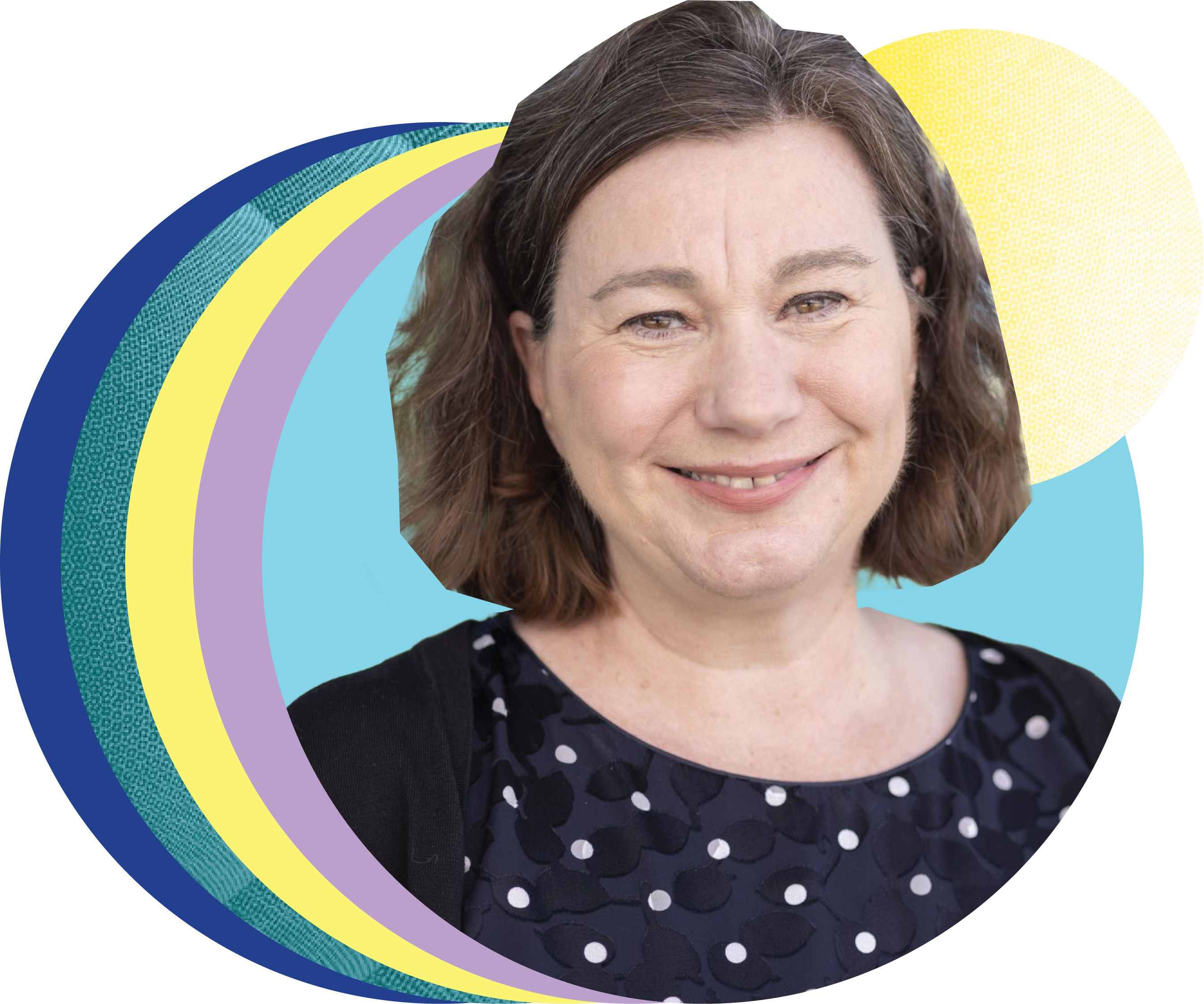 a headshot of a woman named Ruth Hollis, OBE